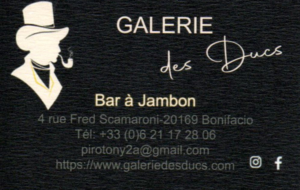 La Galerie des Ducs, Bar à jambon & charcuterie corse